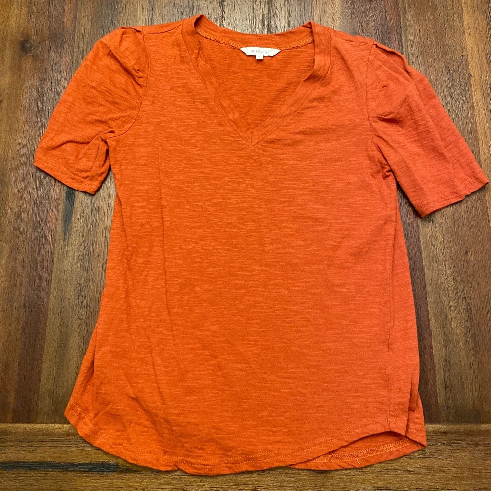 Amaryllis puff sleeve shirt